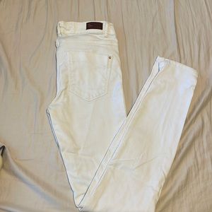 white Zara denim sz 36